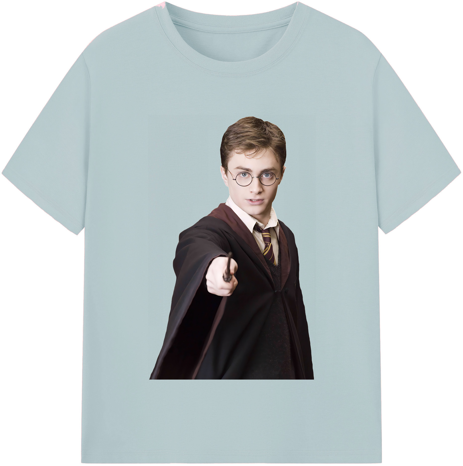 （画像用） Harry Potter ハリー・ポッターシリーズ 綿100％半袖Tシャツ（フロントプリント）